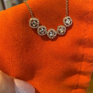 Swarovski Necklace, Rose-Gold Tone Plated